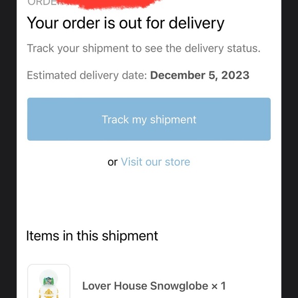 Taylor Swift LOVER Snow Globe 2023 Snowglobe Christmas IN HAND READY TO SHIP - Picture 7 of 7